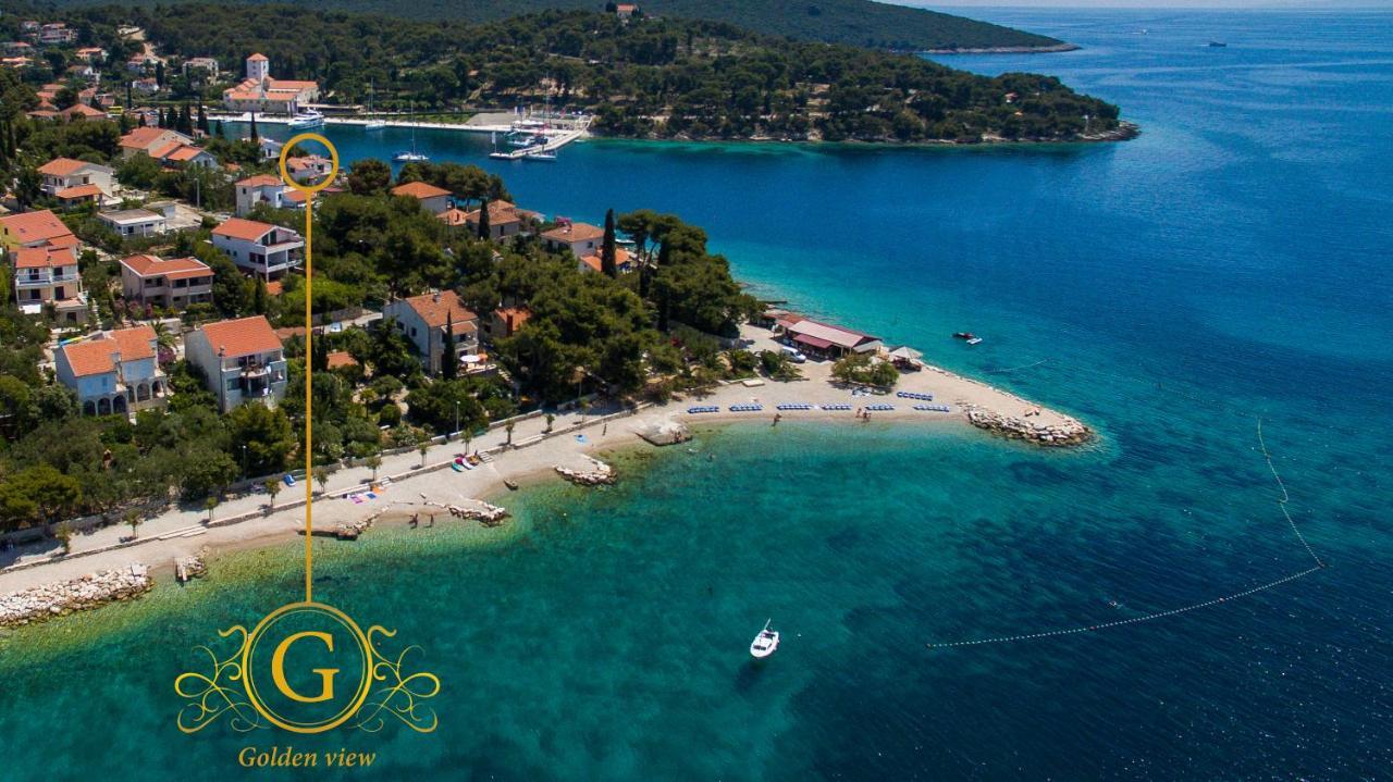 Golden view luxury apartment Maslinica Extérieur photo