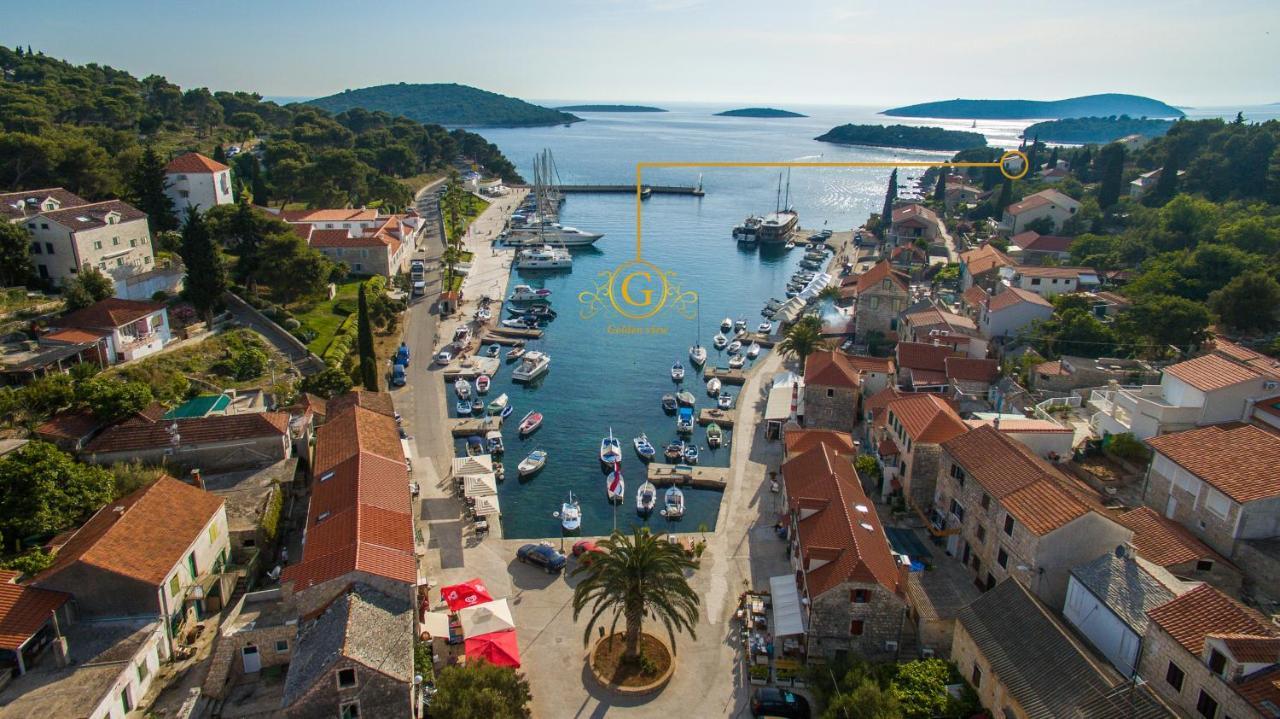 Golden view luxury apartment Maslinica Extérieur photo
